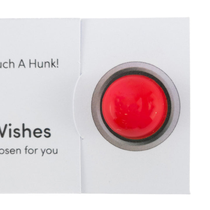 STOP Being Such a Hunk | Button Wishes Sew On Token | Little Gift | Cracker Filler