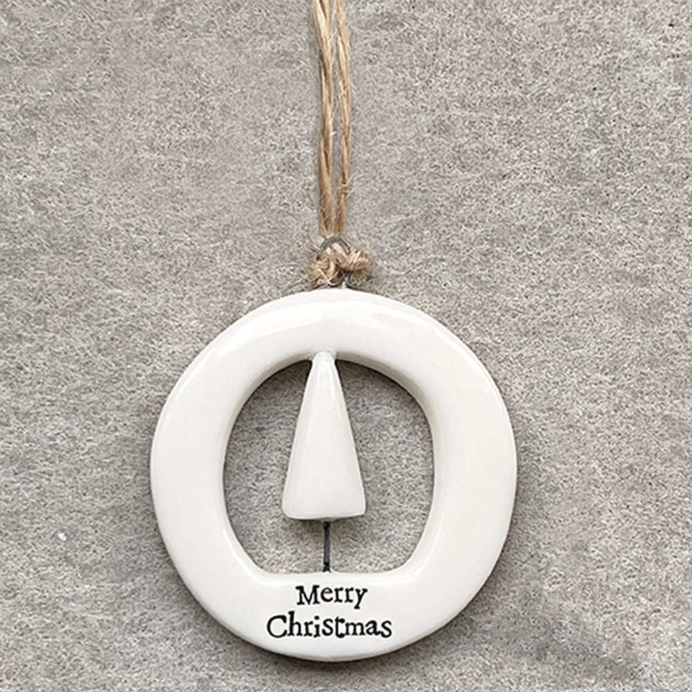 Merry Christmas | Little Ceramic Ornament | Cracker Filler | Little Gift