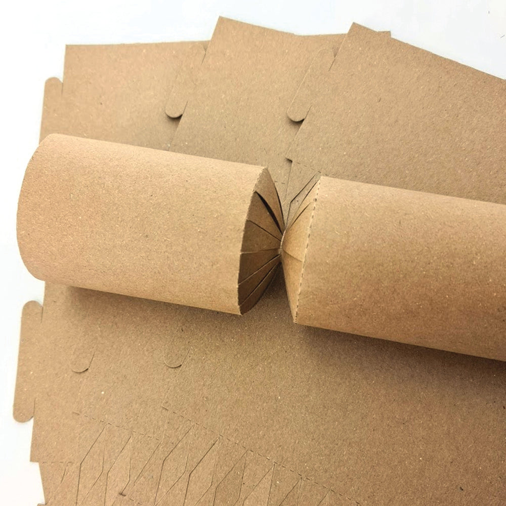 Natural Recycled Kraft | Make Your Own Crackers with Accessories | Craft Kit