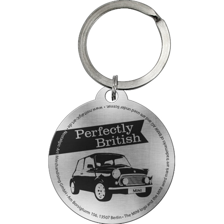 Perfectly British Mini | Metal Keyring | Little Gift | Cracker Filler
