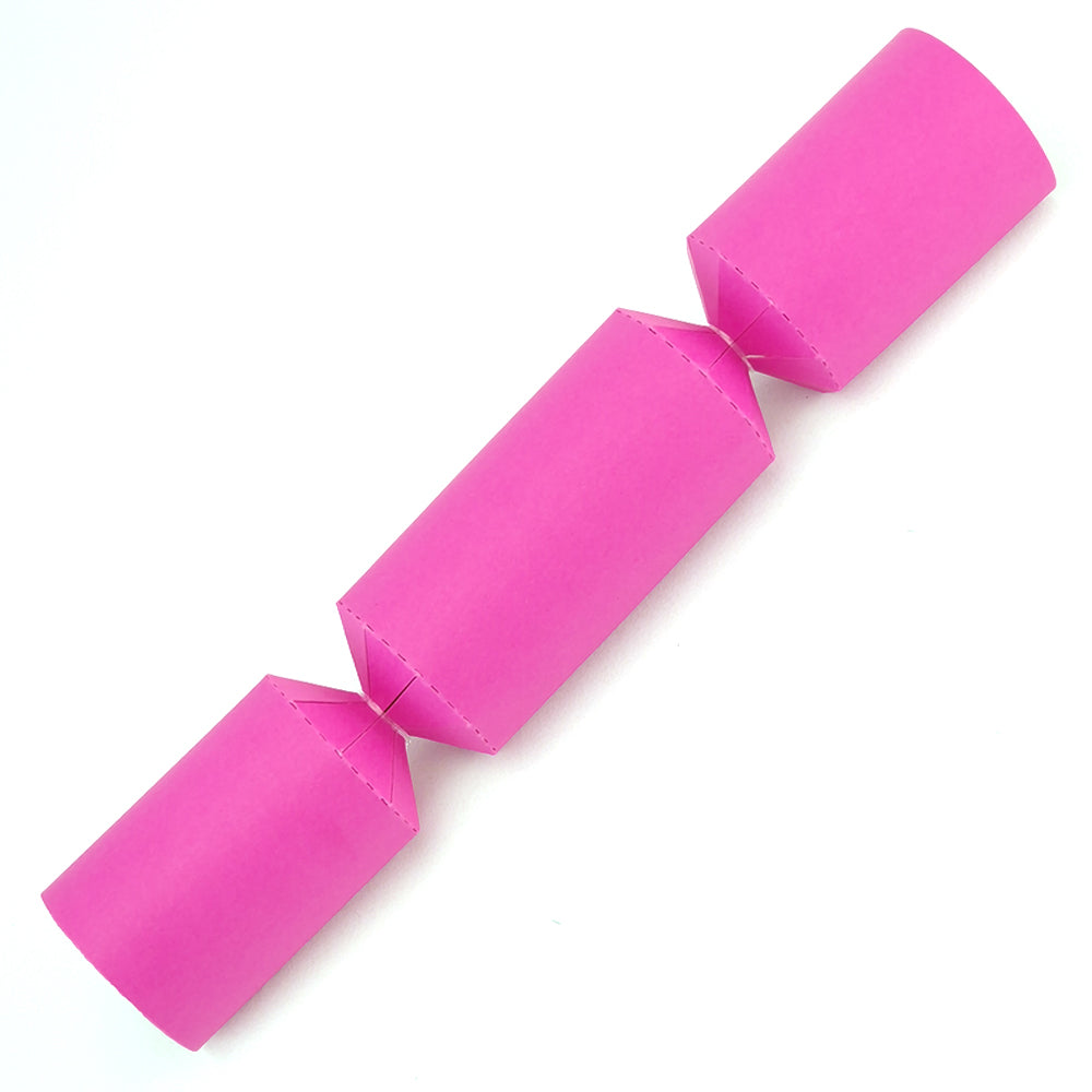 Shocking Pink | Small Crackers | Make &amp; Fill Your Own Crackers | Eco Recyclable