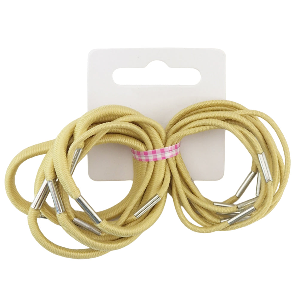 Blonde | Bundle of 18 Mixed Hair Elastics | Little Gift | Cracker Filler