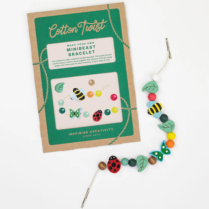 Make Your Own Minibeast Bracelet | Complete Sustainable Craft Kit for Kids