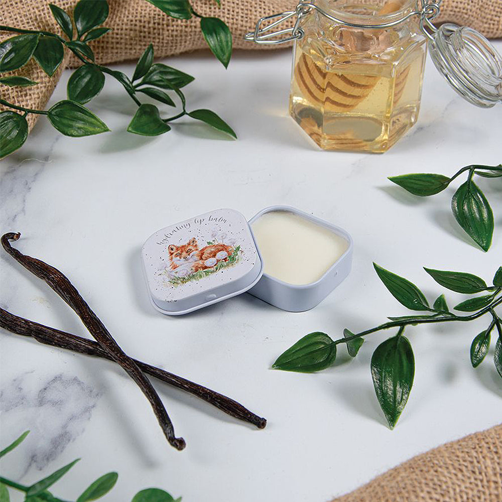 Cute Fox | Wrendale Honey & Vanilla Lip Balm Tin | Cracker Filler | Little Gift