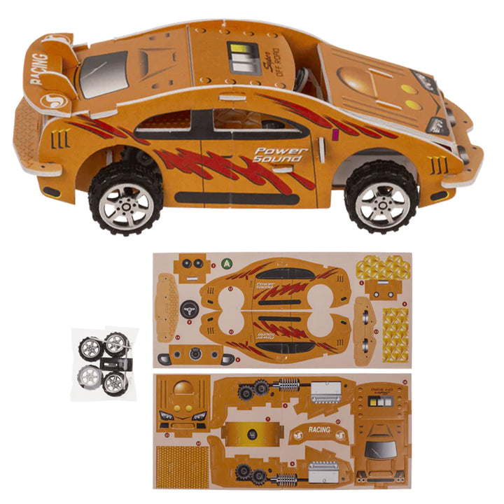 Make Your Own Pullback Race Car | Kids Activity | Single | Little Gift