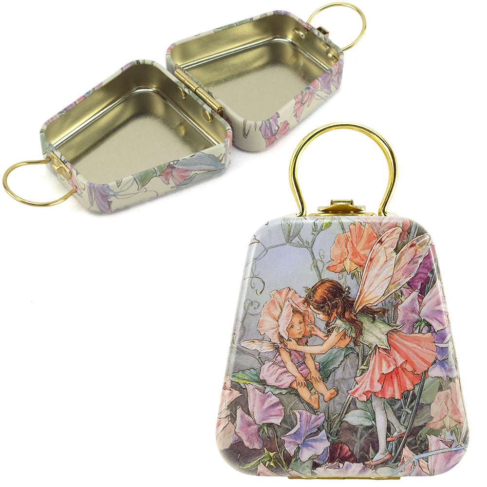 Flower Fairies | Mini Tin Handbag | 6.5cm Tall | Little Gift
