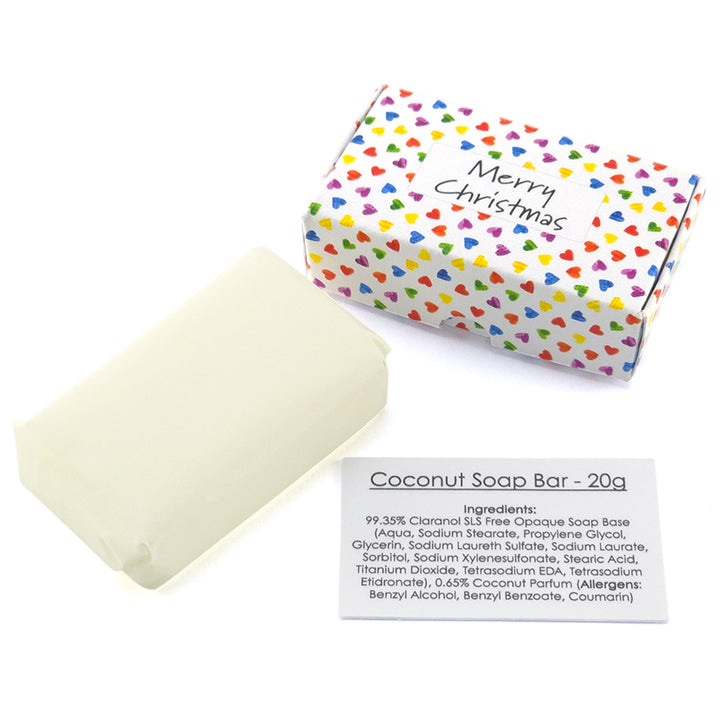 Proud Pride Love | Merry Christmas | 20g Scented Soap | Little Gift Cracker Filler