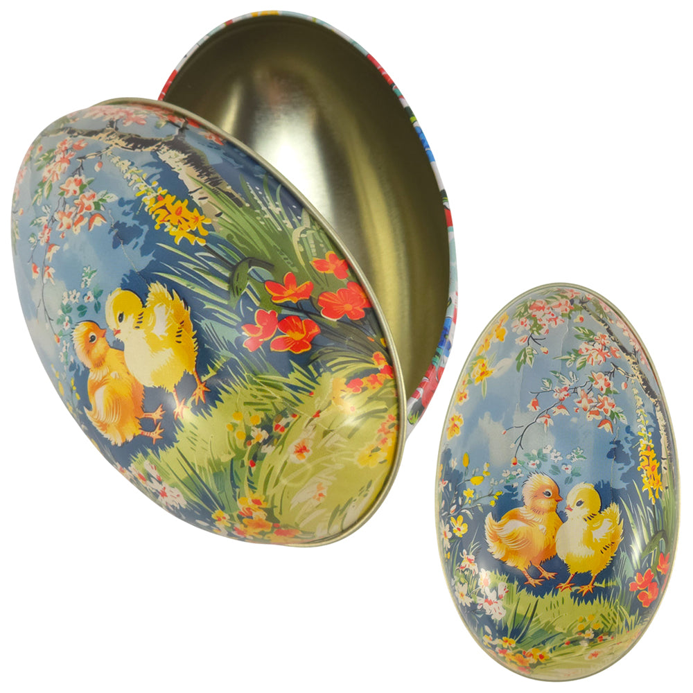 Vintage Style | Two-Part Fillable Tinware Easter Egg | Lovely Gift