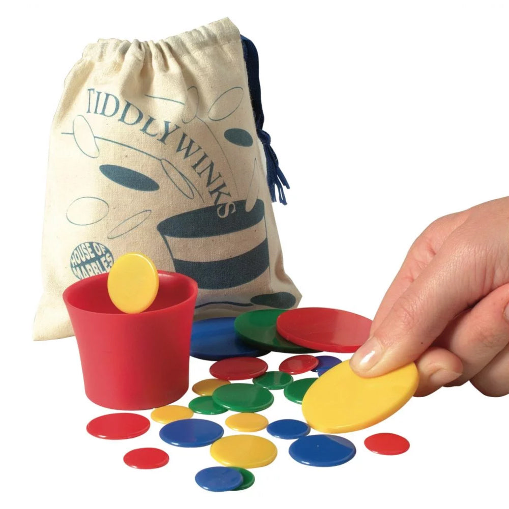 Traditional Tiddlywinks Game Set - Perfect for the Whole Family