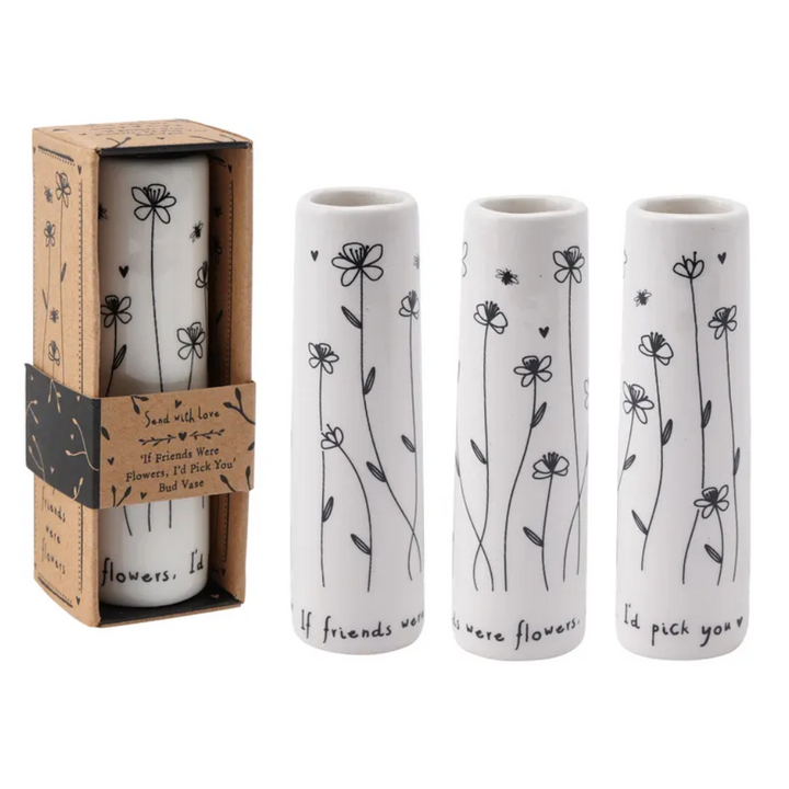 If Friends Were Flowers, I'd Pick You | Little Bud Vase | Little Gift | Cracker Filler