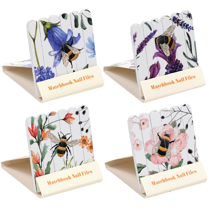 Bee Meadow | Matchbox Style Nail Files | Single | Little Gift | Cracker Filler