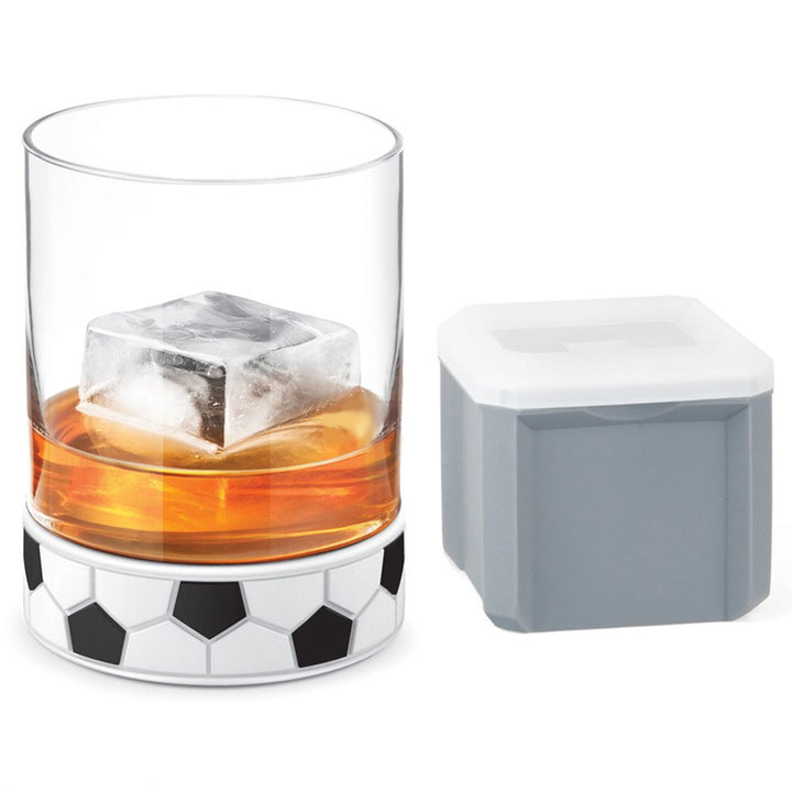 Kick Off Whiskey Tumbler & Ice Cube Mould | Football Whisky Glass | Gift for Men