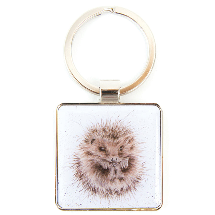 Wrendale Designs 'Awakening' Hedgehog Metal Keyring | Cracker Filler | Little Gift