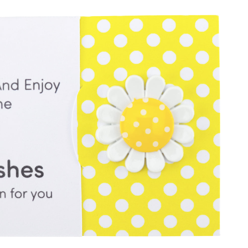 Live Laugh Love, Enjoy The Sunshine | Button Wishes Sew On Token | Little Gift
