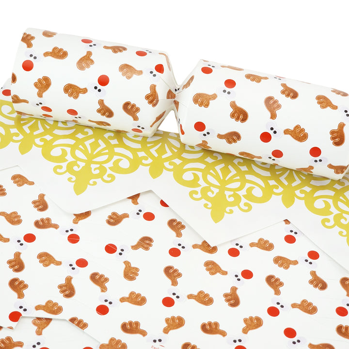 Cheeky Rudolph | Christmas Cracker Making Craft Kit | Make &amp; Fill Your Own