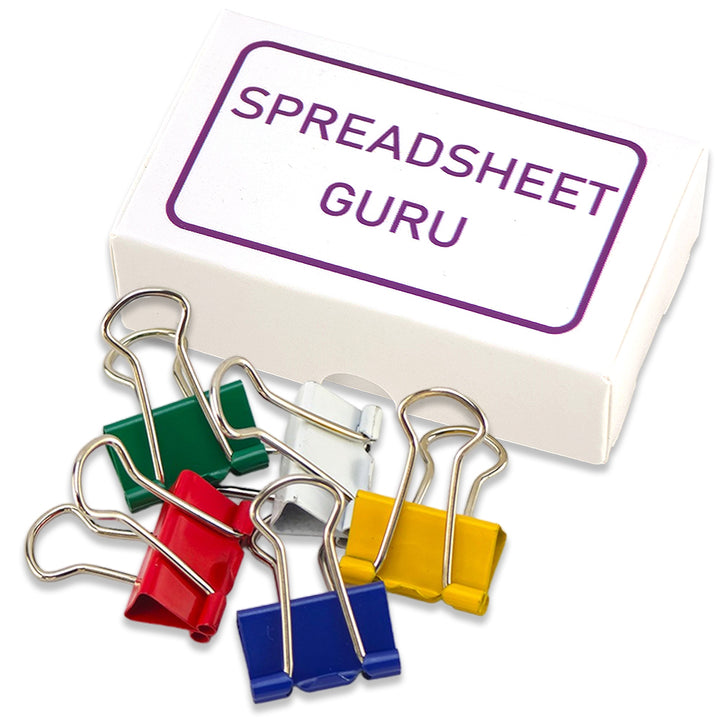 Spreadsheet Guru | Mini Box of Bulldog Clips | Office Banter | Cracker Filler