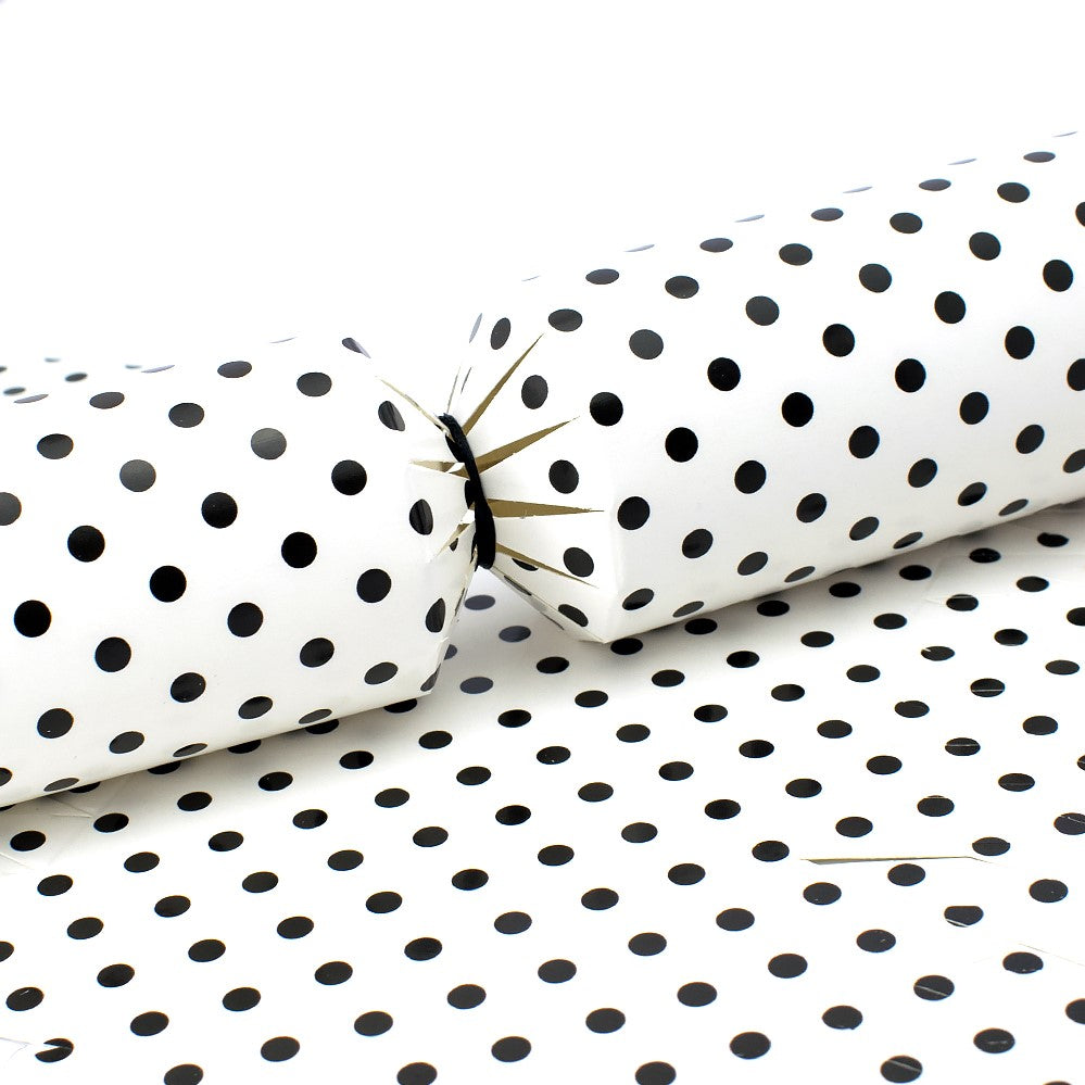 Monochrome Dots Christmas | Cracker Making Craft Kit | Make &amp; Fill Your Own