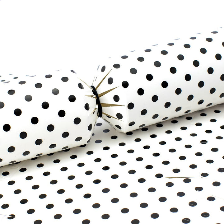 Monochrome Dots Christmas | Cracker Making Craft Kit | Make &amp; Fill Your Own