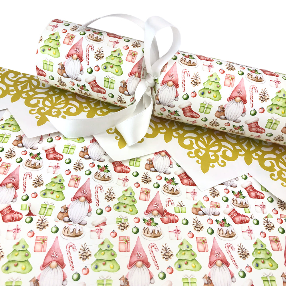 Watercolour Christmas Gonks | Cracker Making Craft Kit | Make &amp; Fill Your Own
