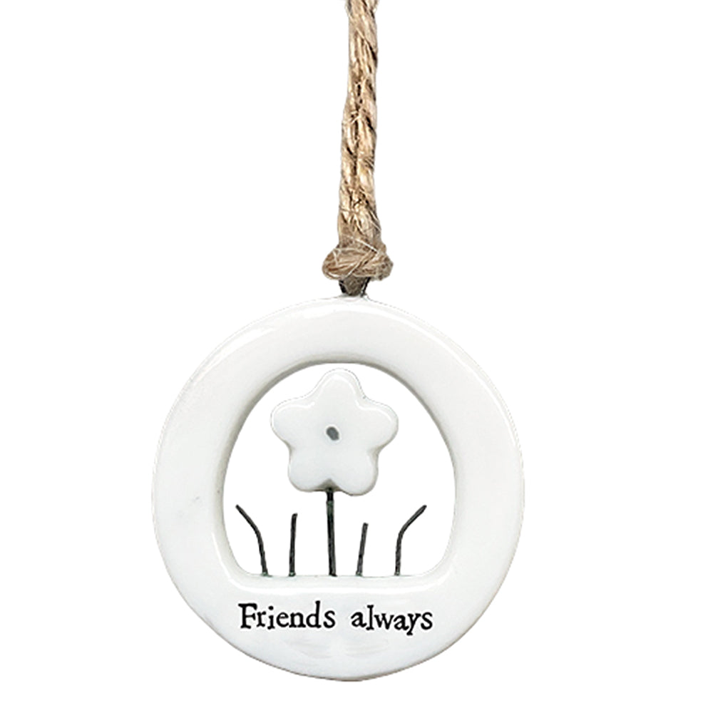 Friends Always | Little Ceramic Ornament | Cracker Filler | Mini Gift