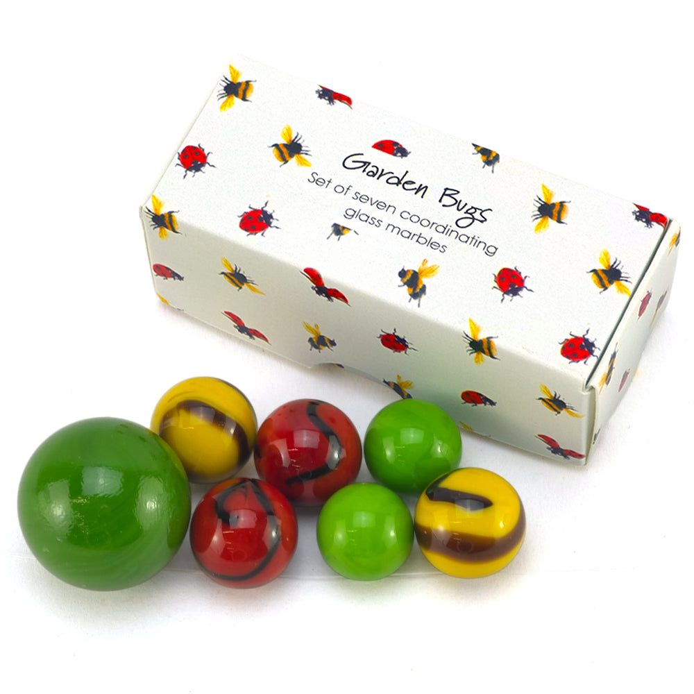 Garden Bugs | Mini Box of Marbles for Kids | Cracker Filler | Party Bag Gift