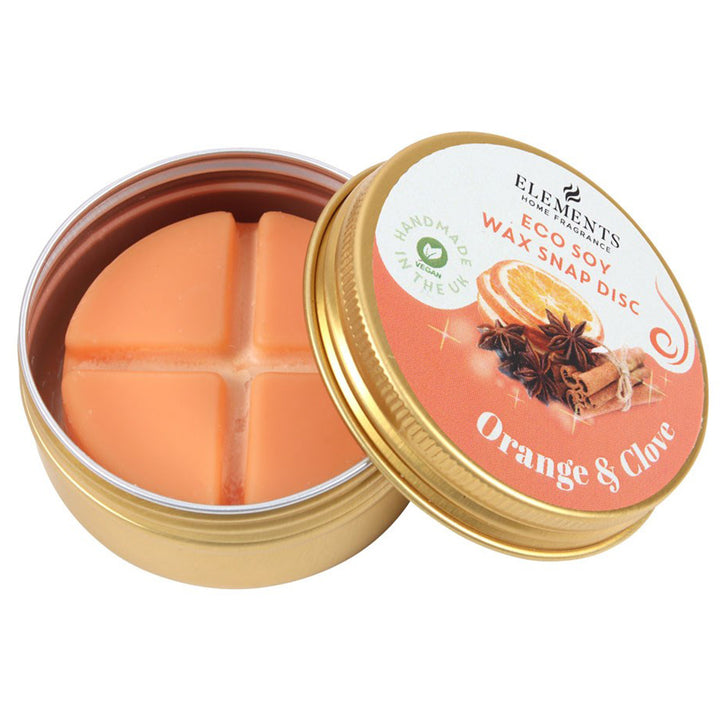 Christmas Soy Wax Snap Discs in a Tin | Cracker Filler | Little Gift