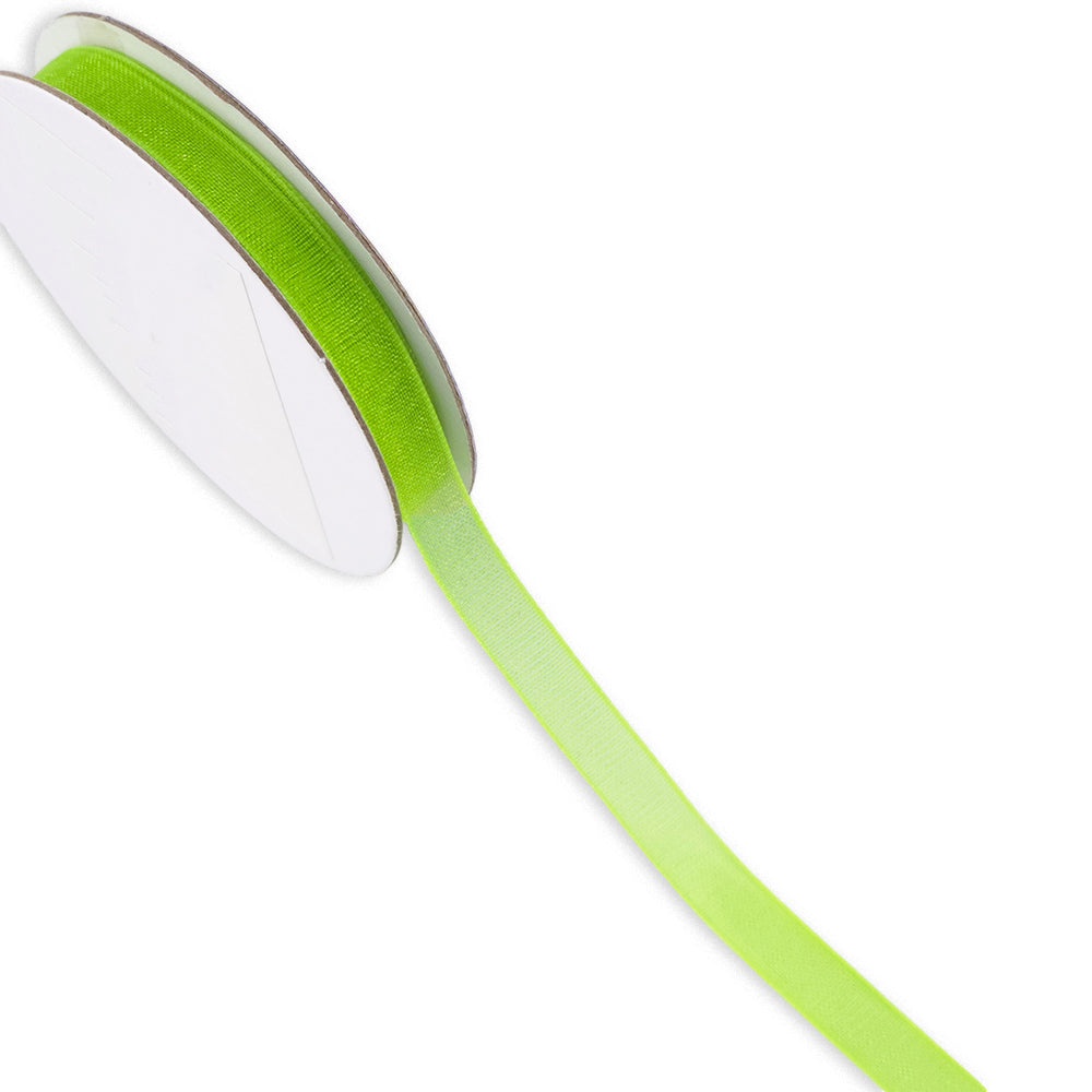 Skinny Organza Ribbon | 6mm Wide | 8m Reel | Crafts &amp; Cracker Making