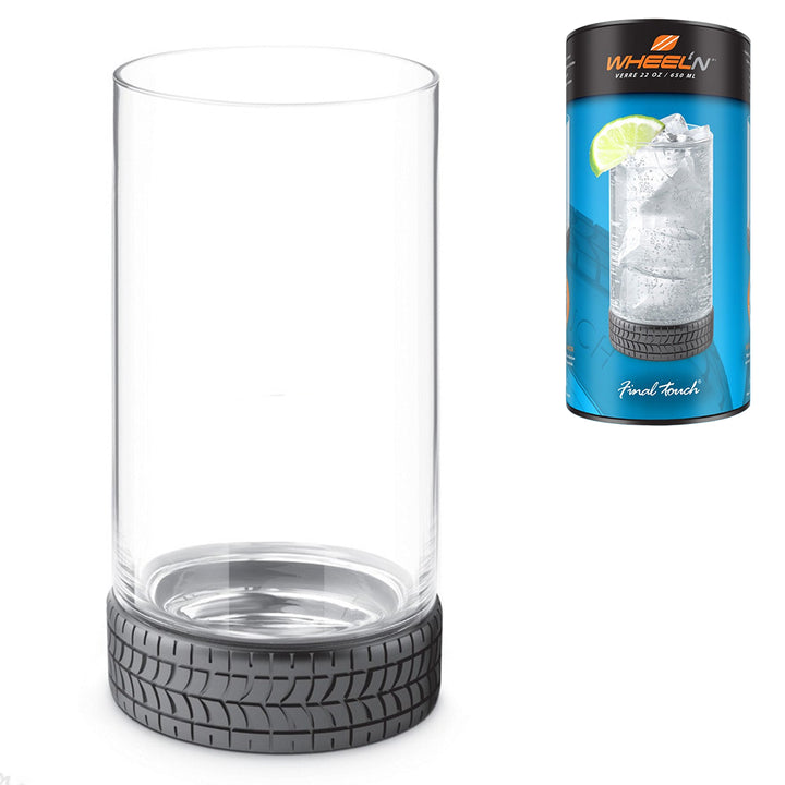 Car Wheel Hi Ball | Motor Racing & Car Lovers Whisky Glass | Gift for Men
