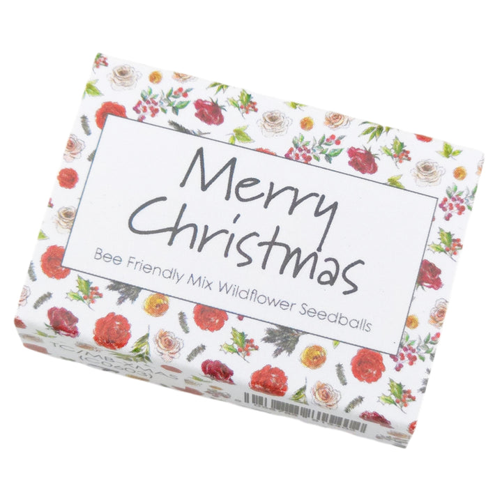 Christmas Flora | Merry Christmas | Bee Mix 6 Seedballs | Cracker Filler Gift