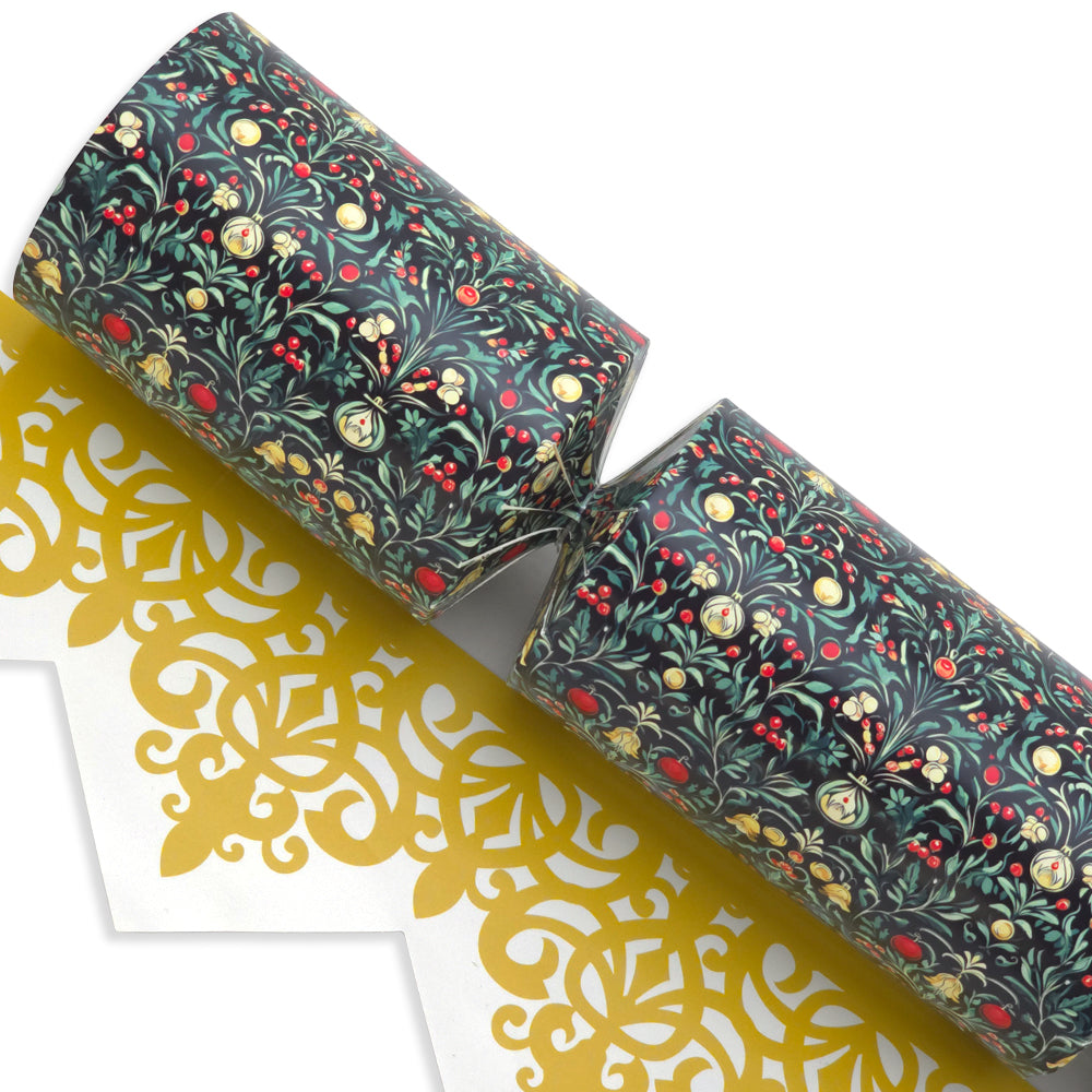 Christmas Baubles | William Morris | Eco Cracker Making Craft Kit with Ribbon