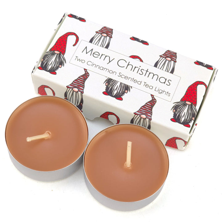 Cinnamon Tealight Candles | Nordic Gonk | Mini Gift | Cracker Filler