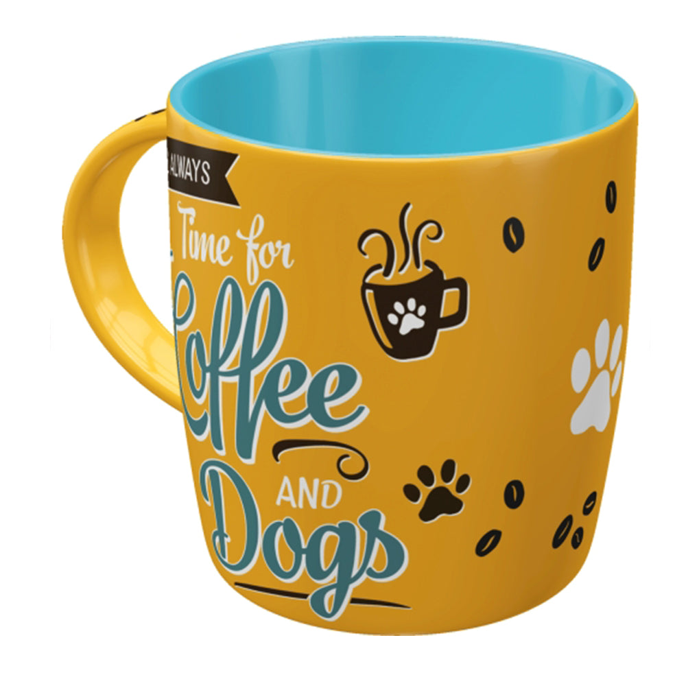 Time for Coffee and Dogs | Chunky Ceramic Mug