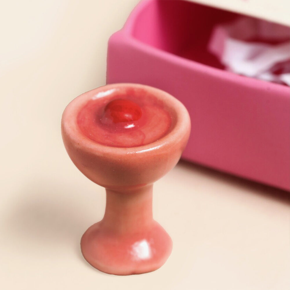 Chin Chin | Mini Matchbox & Pink Martini Token | Little Gift | Cracker Filler