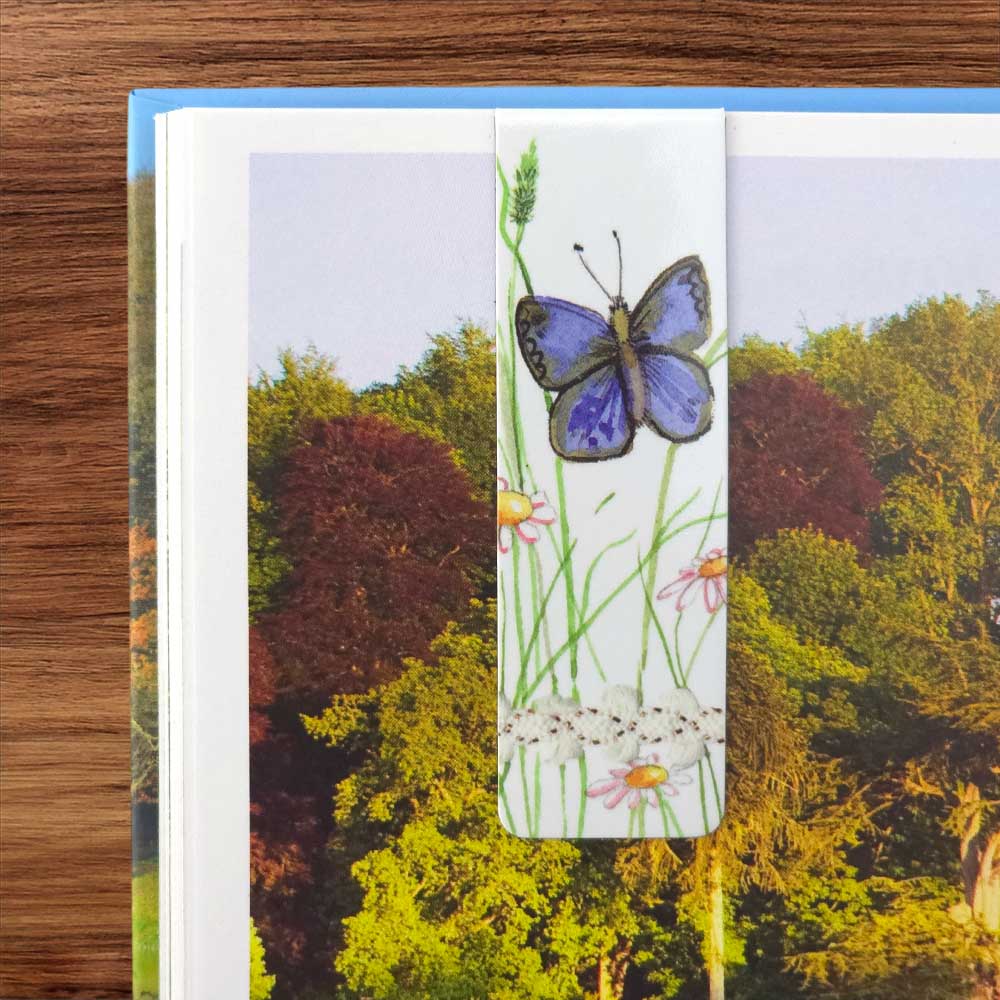 Pretty Butterfly | Double Sided Magnetic Bookmark | Little Gift | Cracker Filler