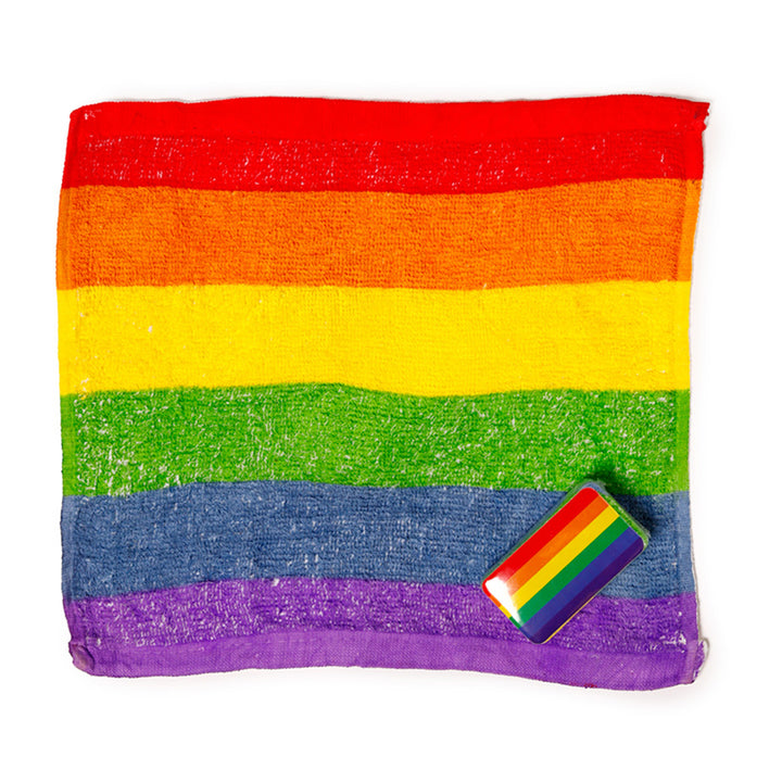Pride Rainbow | Compressed Flannel | Single | Little Gift | Cracker Filler