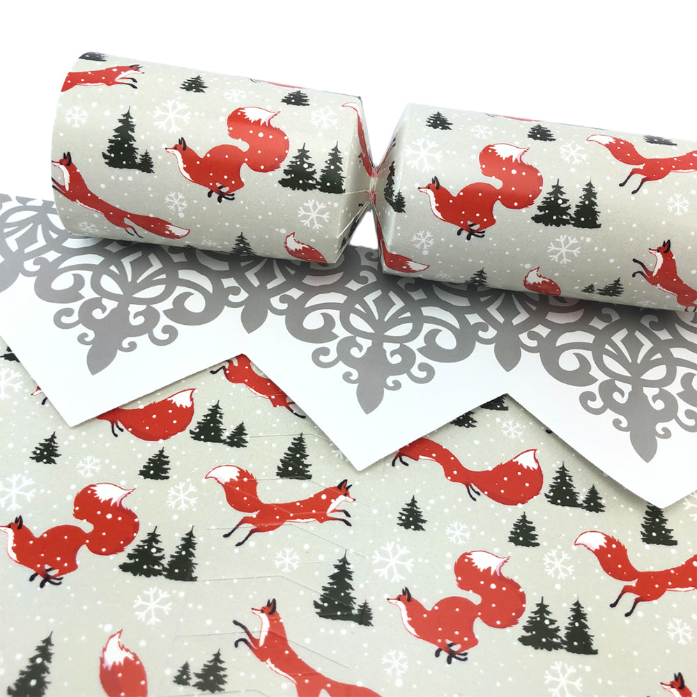 Christmas Fox | Cracker Making Craft Kit | Make &amp; Fill Your Own
