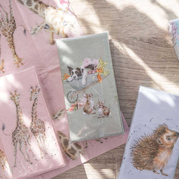 Daisy Highland Cow | Wrendale Pocket Sizes Tissues | Little Cracker Filler Gift