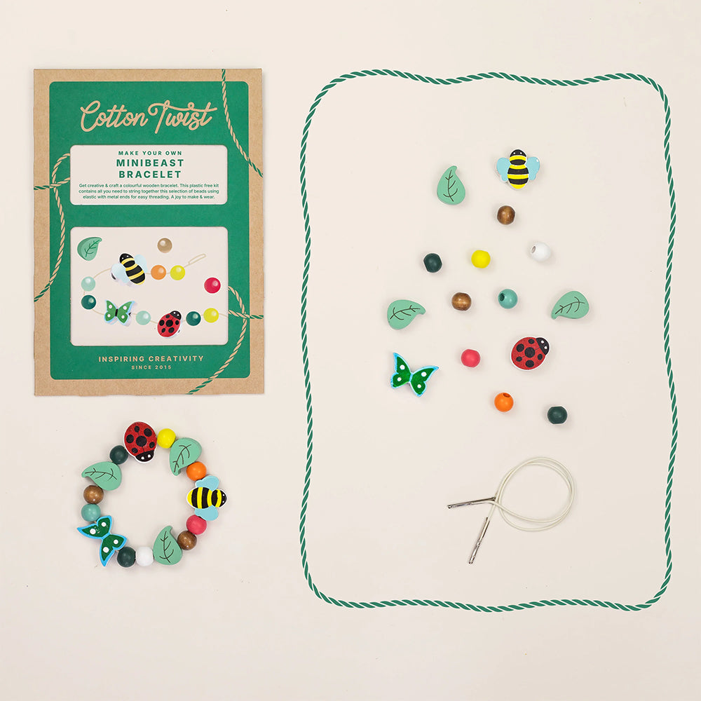 Make Your Own Minibeast Bracelet | Complete Sustainable Craft Kit for Kids