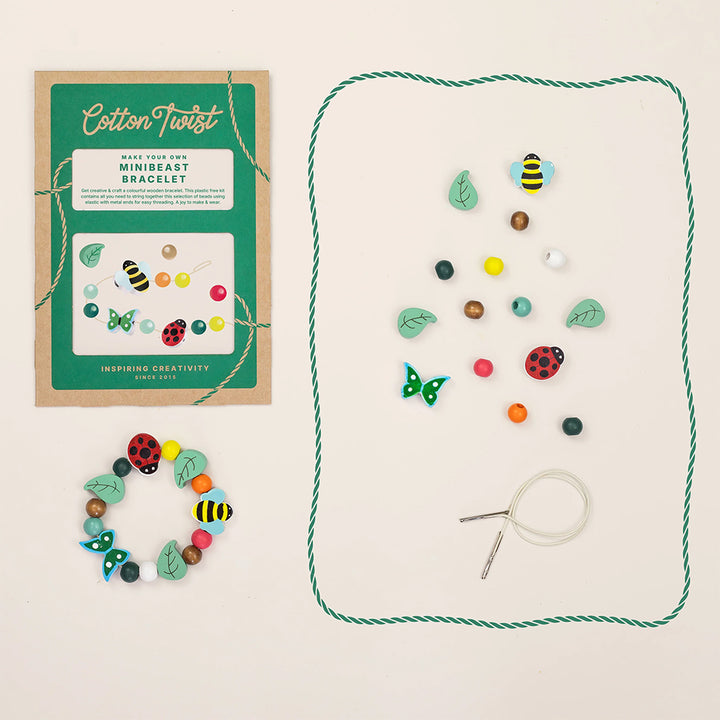 Make Your Own Minibeast Bracelet | Complete Sustainable Craft Kit for Kids
