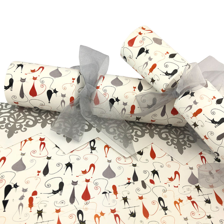 Modern Cats | Cracker Making Craft Kit | Make &amp; Fill Your Own