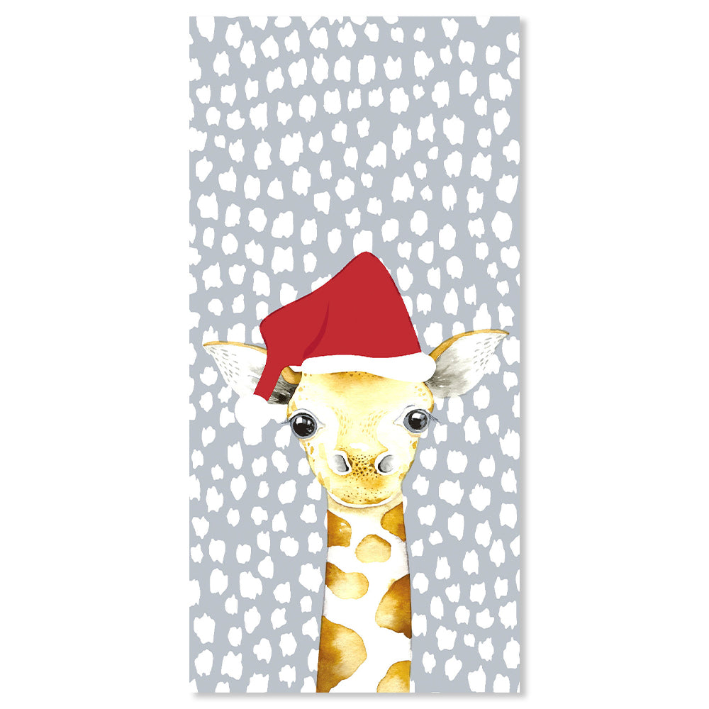 Christmas Giraffe | Pocket Sizes Tissues Pack | Little Gift | Cracker Filler