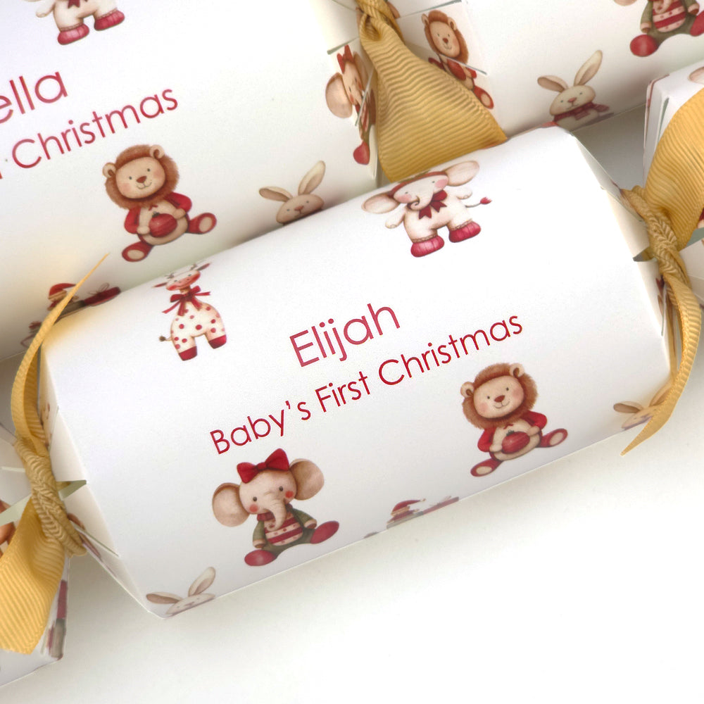 Personalised Cracker Craft Kit | Makes 4 or 6 Crackers | Baby&