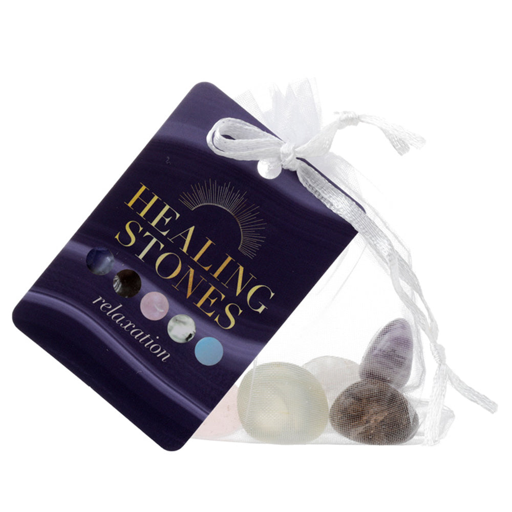 Relaxation | Bag of 5 Healing Stones | Mindfulness | Mini Gift | Cracker Filler