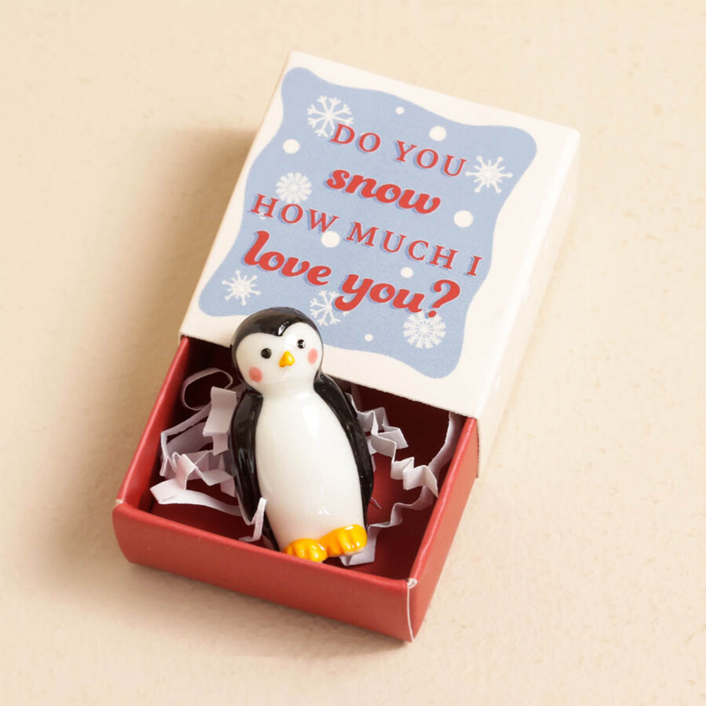 Do You Snow How Much I Love You | Mini Matchbox Token | Cracker Filler Gift