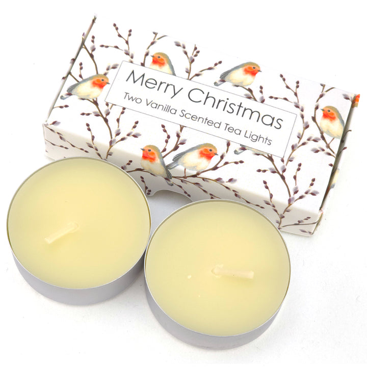 Vanilla Tealight Candles | Willow & Robin | Mini Gift | Cracker Filler