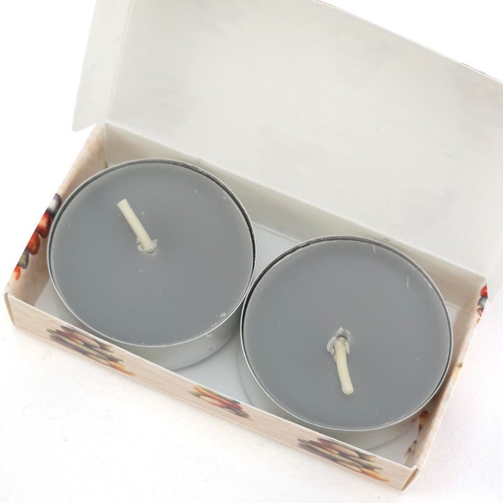 Salt Cave Tealight Candles | Stacking Zen Pebbles | Mini Gift | Cracker Filler