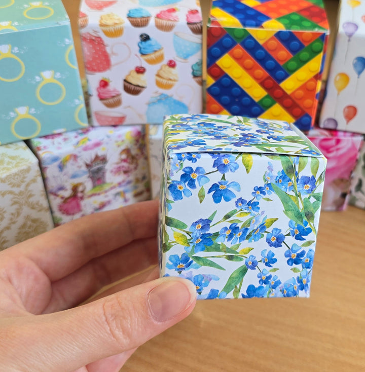 Christmas Character | Little Gift Box | 5cm Cube | Single or 6 Boxes