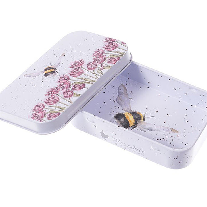 Buzzy Bee | 9cm Wrendale Lidded Tin | Cracker Filler | Little Gift