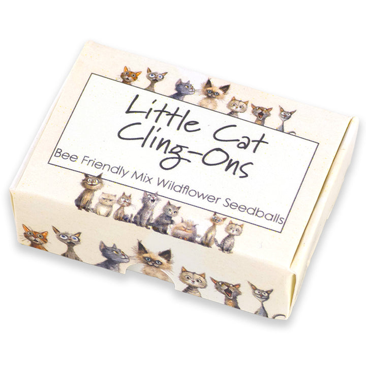 Little Cat Cling-Ons | 6 Seedball Matchbox | Bee Mix | Cracker Filler Gift