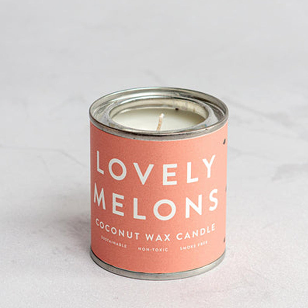Lovely Melons | Coconut Wax Candle in a Mini Tin | Cracker Filler | Little Gift
